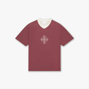 Croyez Camo Mesh Jersey | Cherry/Off-White