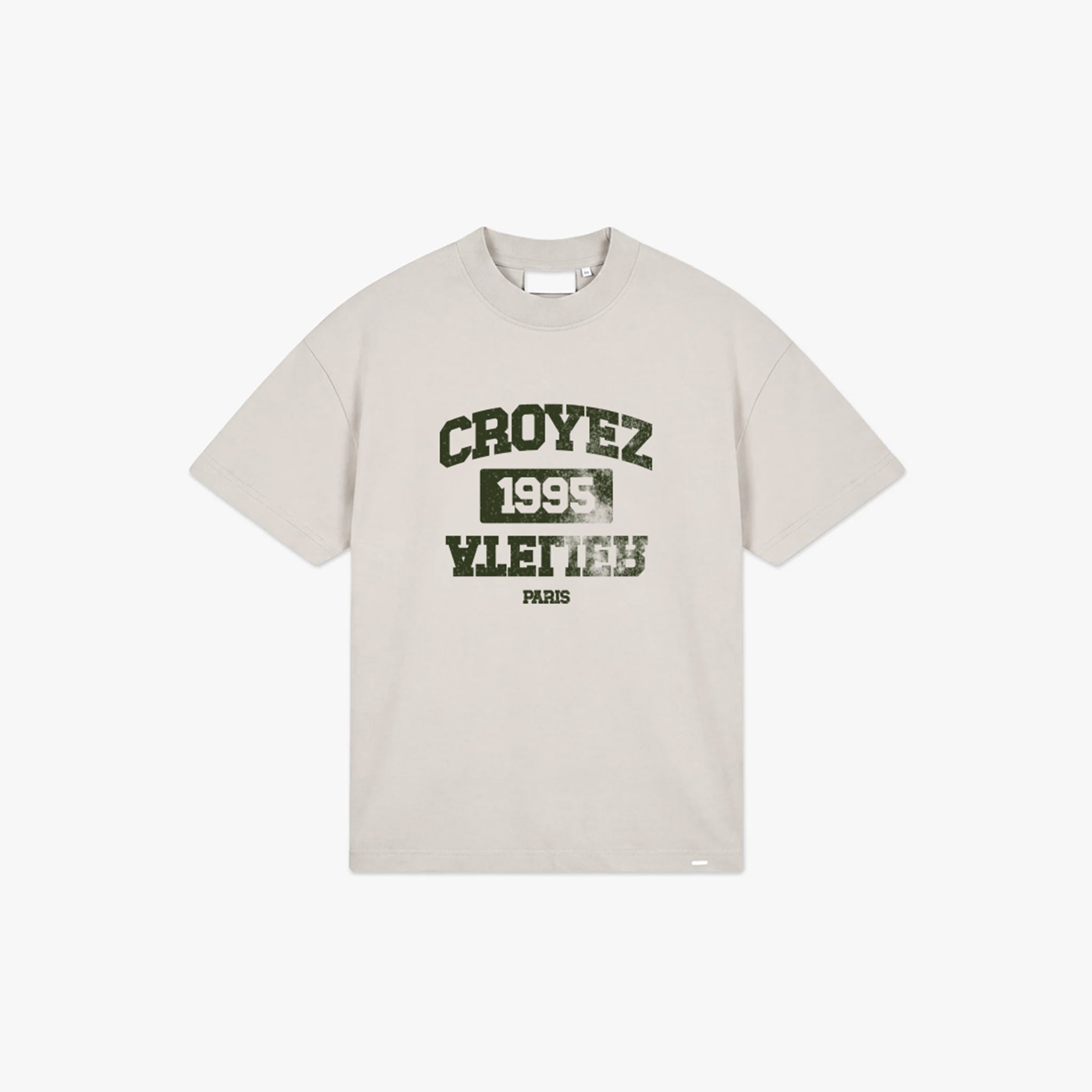  Croyez Heavyweight College T-Shirt | Light Beige