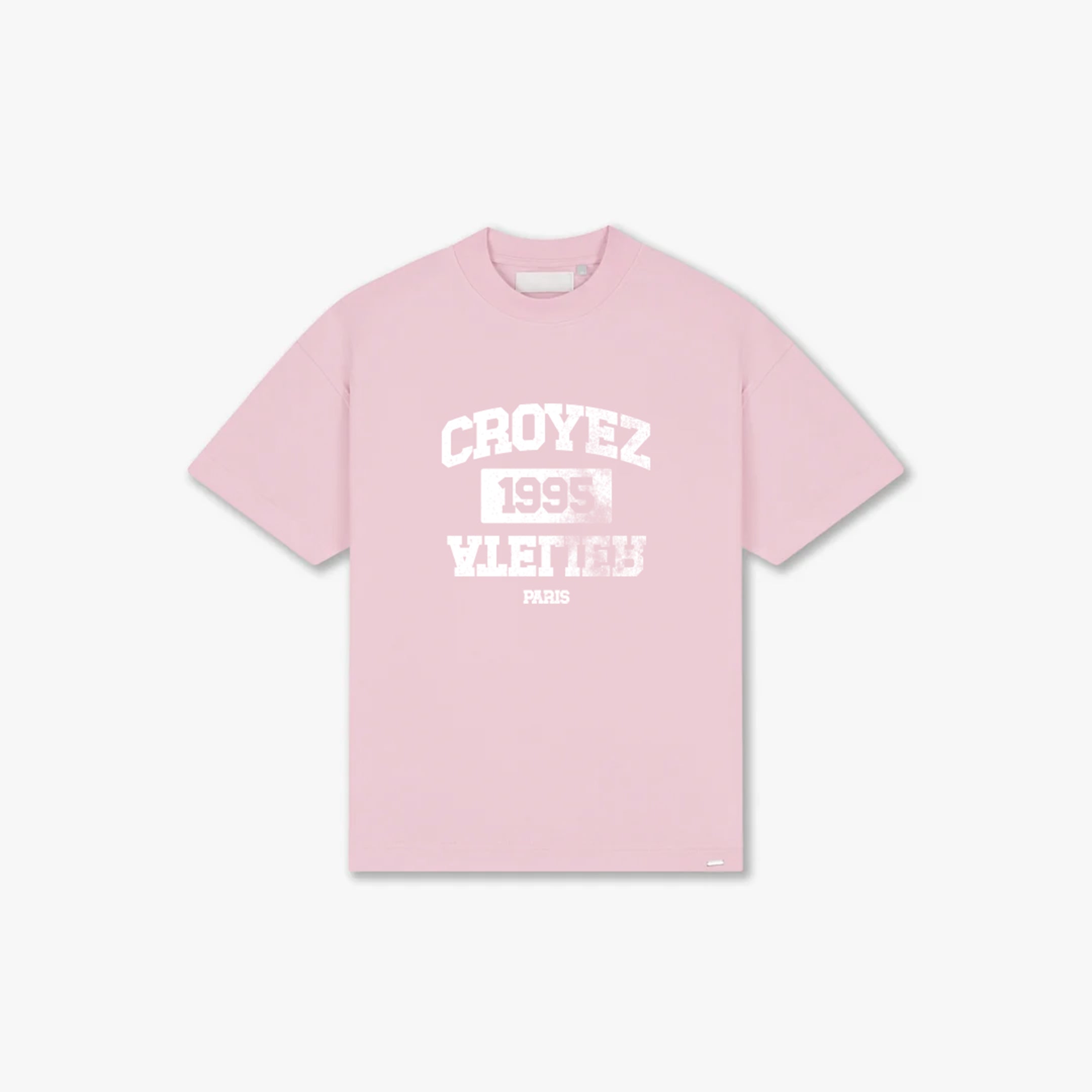  Croyez Heavyweight College T-Shirt | Pink