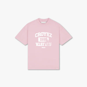 Croyez Heavyweight College T-Shirt | Pink