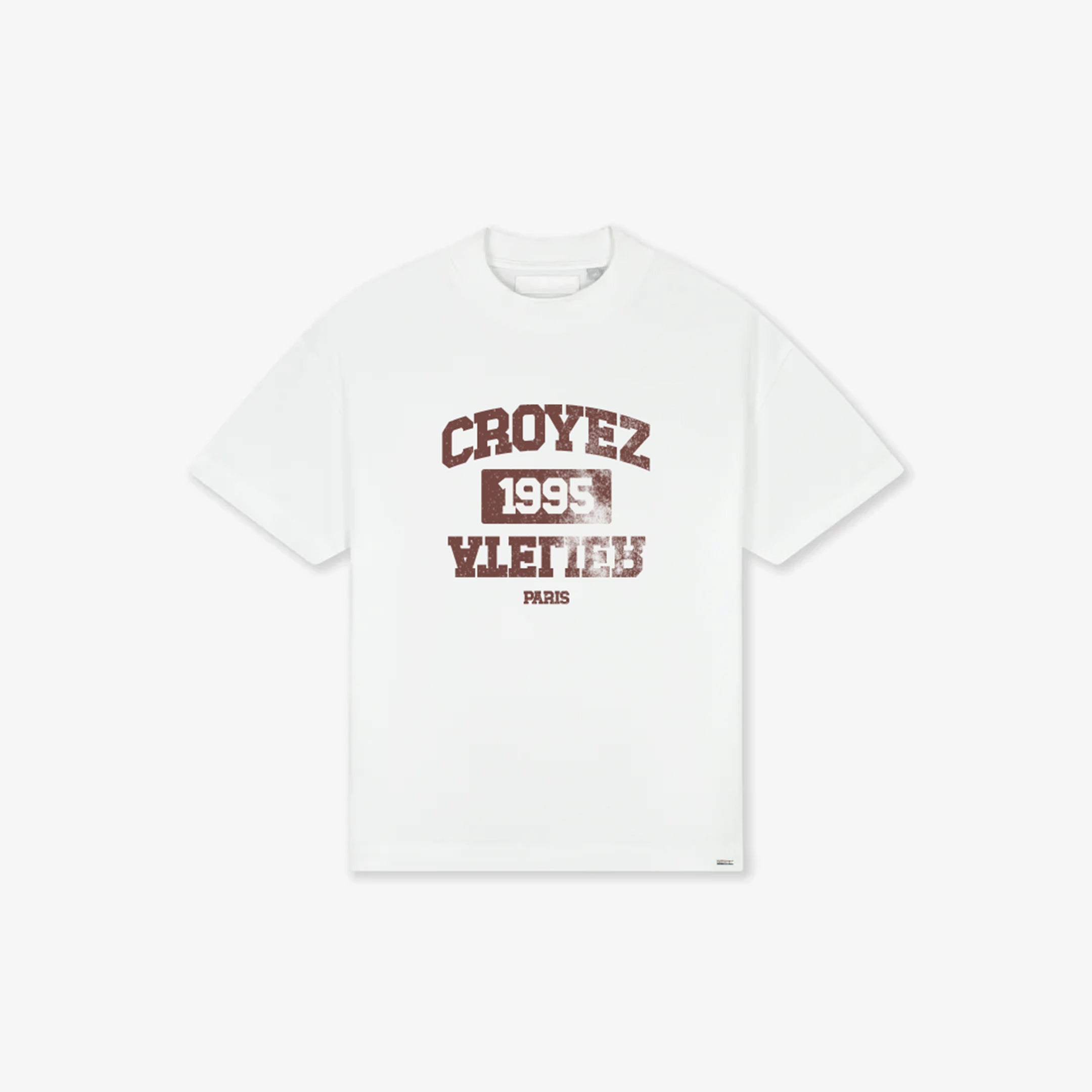  Croyez Heavyweight College T-Shirt | White