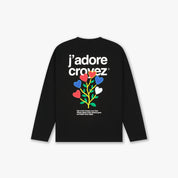Croyez J'Adore Longsleeve T-Shirt | Black