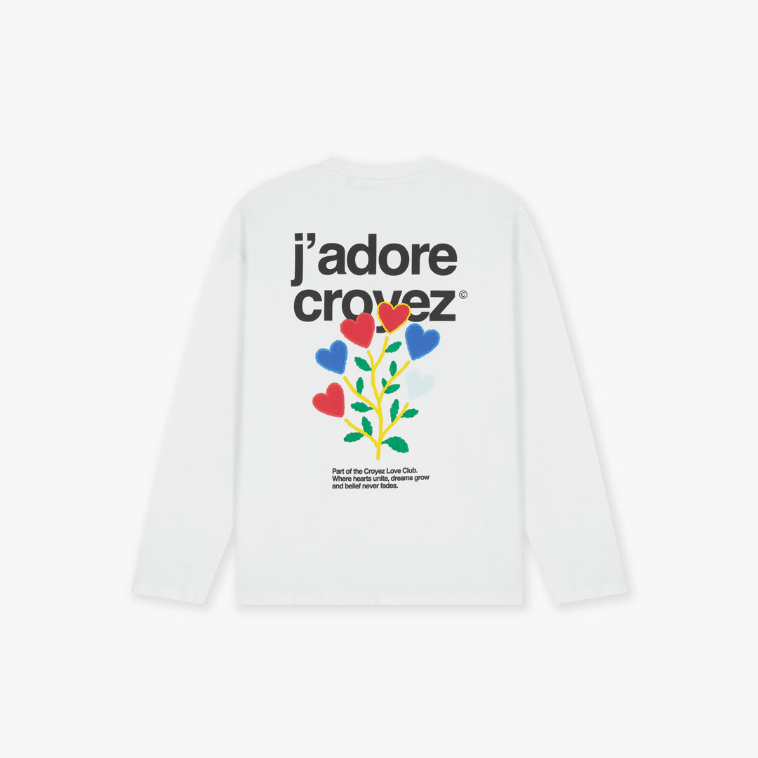 Croyez J'Adore Longsleeve T-Shirt | White