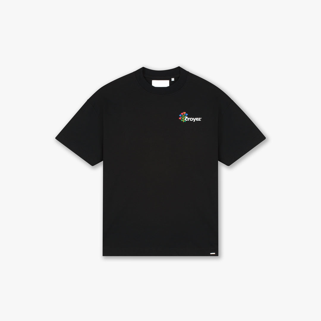 あーちゃそ Croyez J'Adore T-Shirt | Black - Croyez