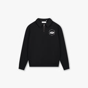 Croyez Le Galerie D'Art Half-Zip Sweater | Black