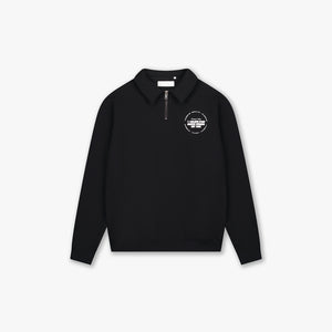 Croyez Le Galerie D'Art Half-Zip Sweater | Black