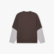 Croyez Montagne Double Sleeve Shirt | Brown