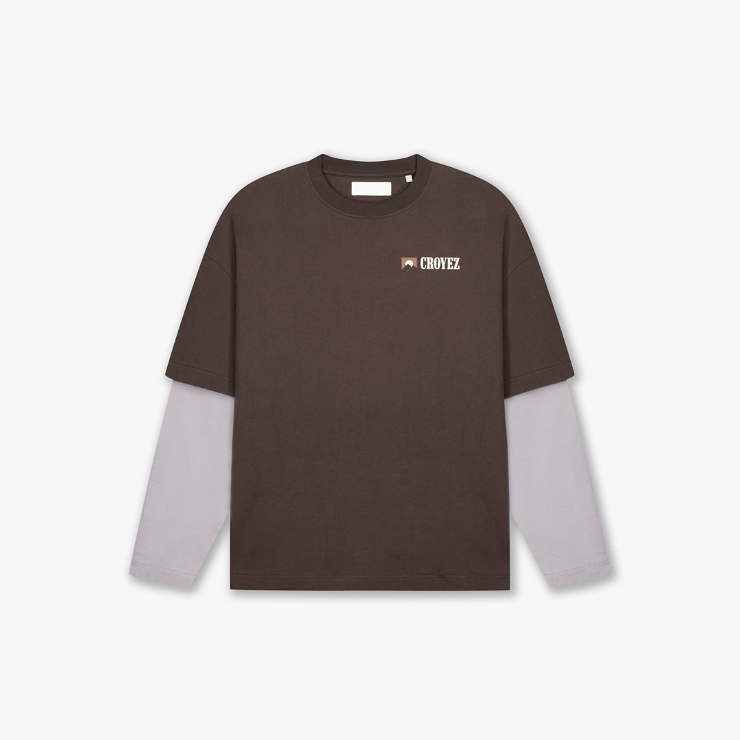  Croyez Montagne Double Sleeve Shirt | Brown