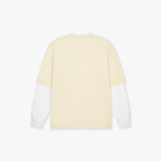 Croyez Montagne Double Sleeve Shirt | Light Yellow