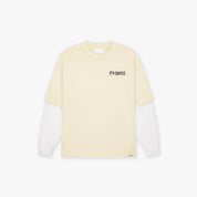 Croyez Montagne Double Sleeve Shirt | Light Yellow