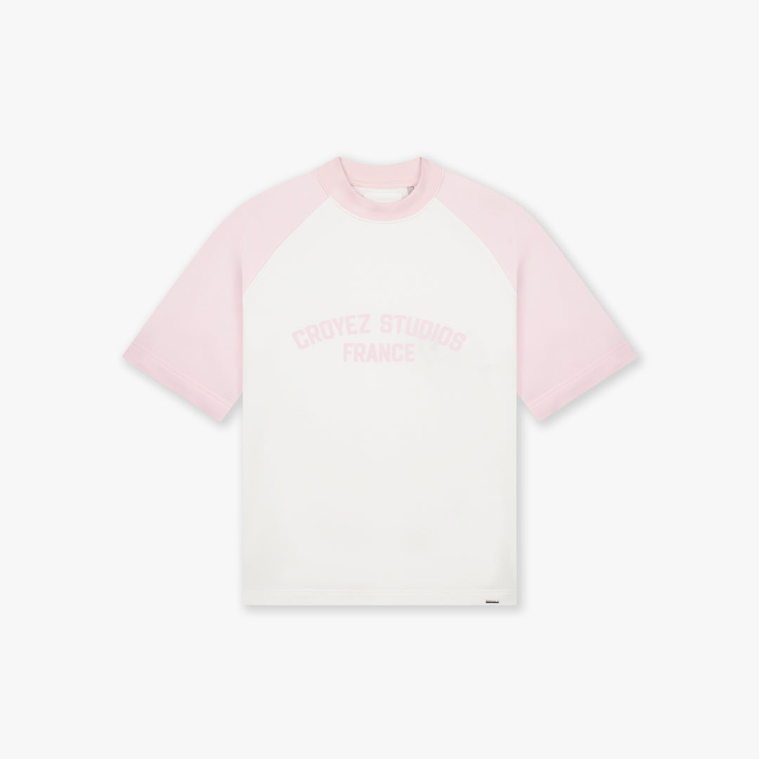  Croyez Studios Raglan T-Shirt | White