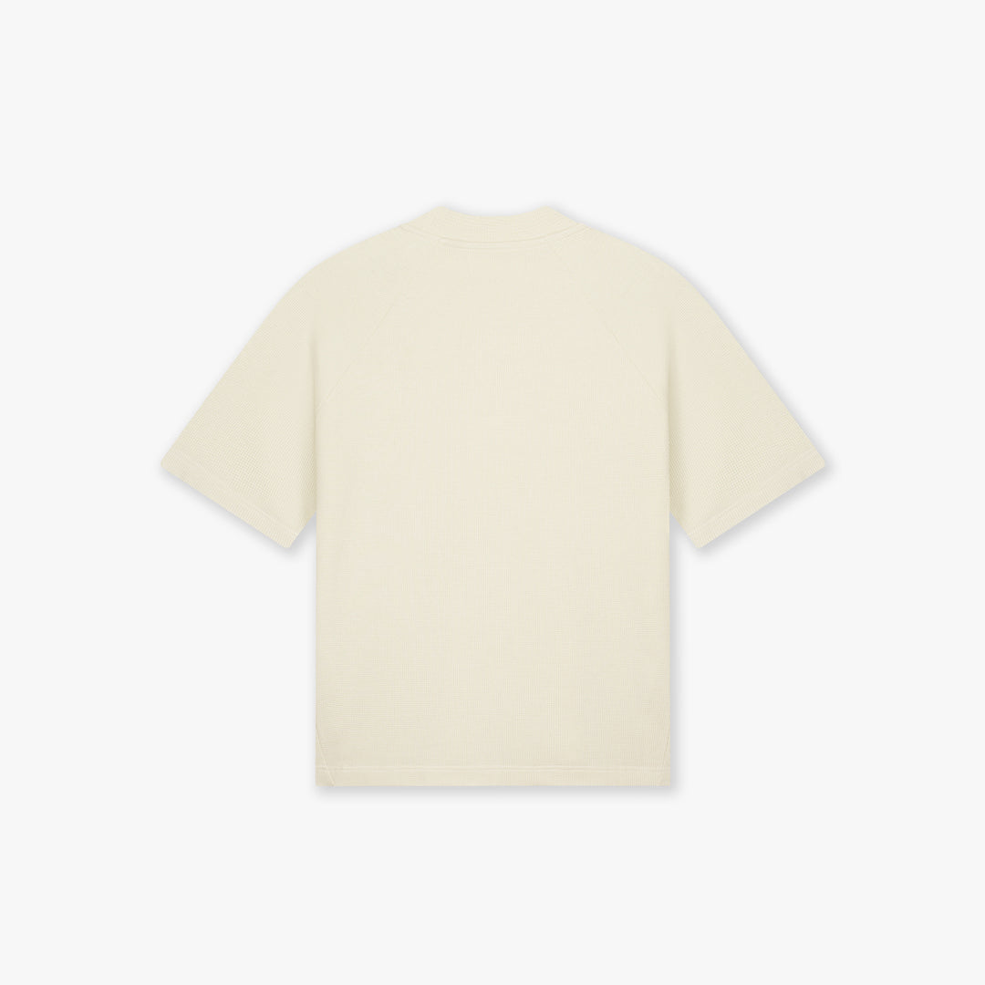 Croyez Waffle Raglan T-Shirt | Light Beige