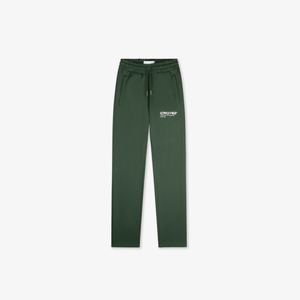 CROYEZ ATELIER SWEATPANTS | DARK GREEN/WHITE