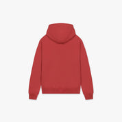 Croyez Etiquette Zip Hoodie | Red
