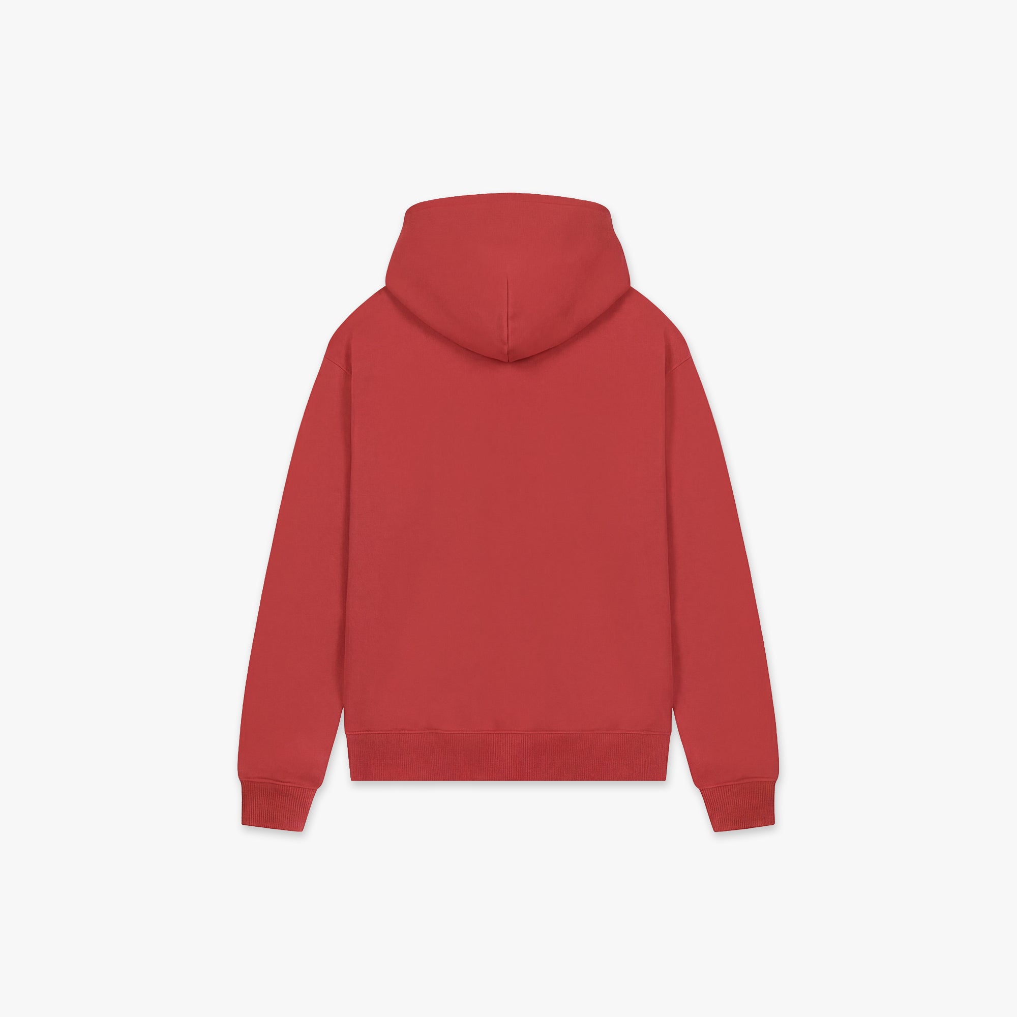 Croyez Etiquette Zip Hoodie | Red