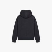 Croyez Etiquette Zip Hoodie | Vintage Black