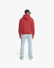 Croyez Etiquette Zip Hoodie | Red