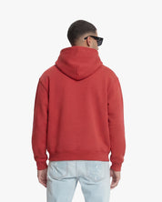 Croyez Etiquette Zip Hoodie | Red
