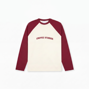 Croyez Two Tone Longsleeve | Off-White/Cherry