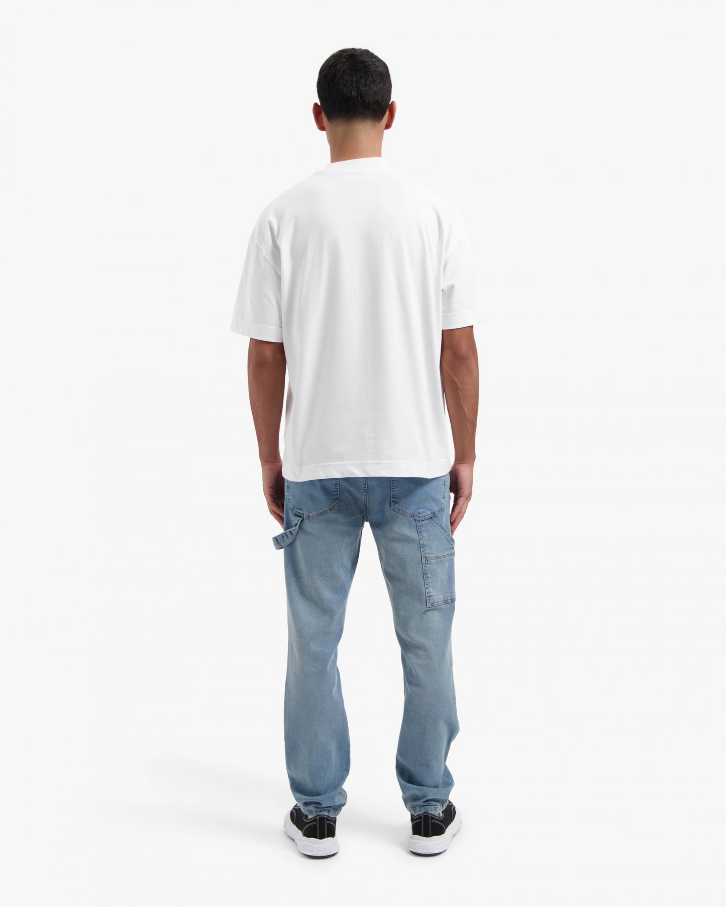 CROYEZ OVERSIZED FUNDAMENTAL T-SHIRT - WHITE