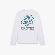 Croyez Gardener Longsleeve | White/Tiffany Blue