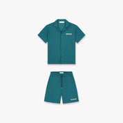 Croyez Plisse Set | Dark Teal