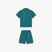 Croyez Plisse Set | Dark Teal