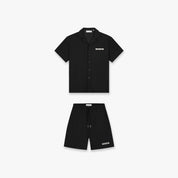 Croyez Plisse Set | Black