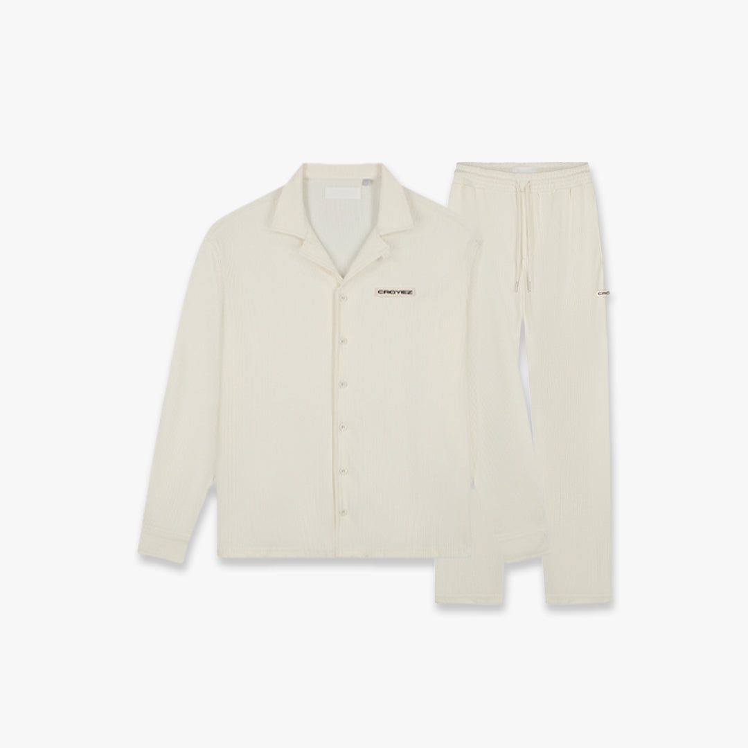 Croyez Plisse Longsleeve Set | Off-White
