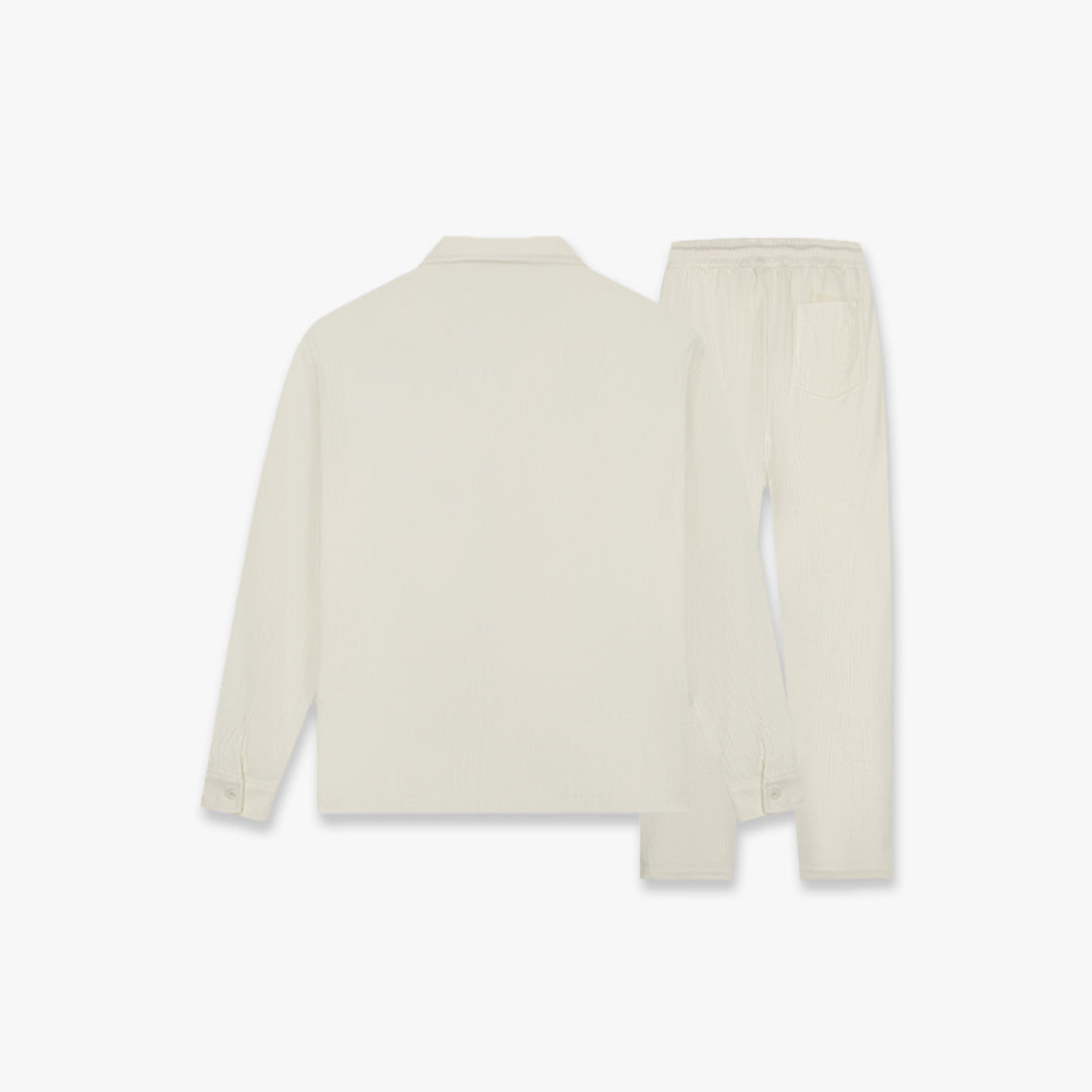 Croyez Plisse Longsleeve Set | Off-White