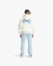 Croyez Botanique Zip Hoodie | Off-White/Tiffany Blue
