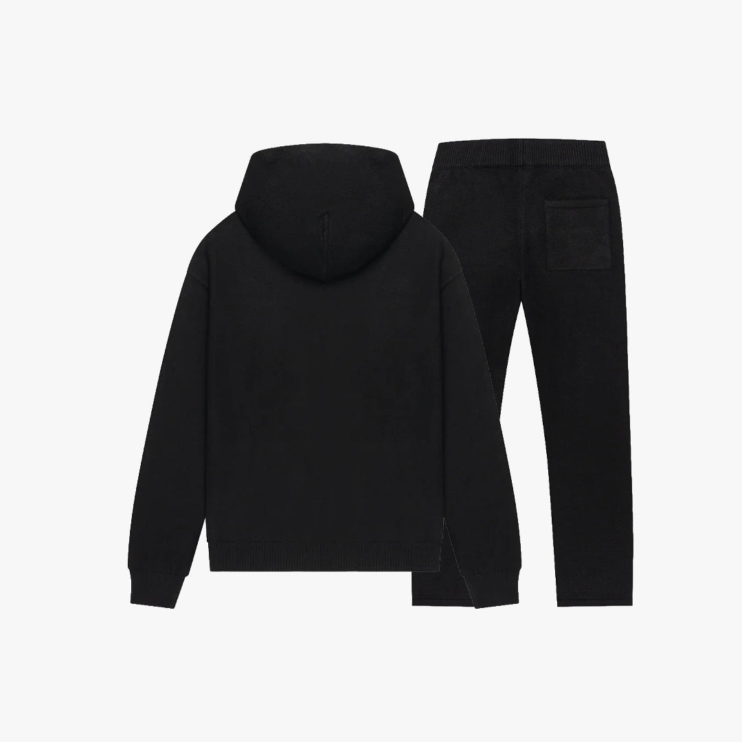 Croyez Fluffy Essence Knit Zip Set | Black