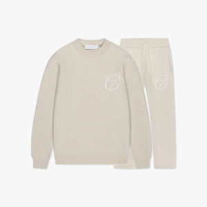 Croyez Essence Knit Tracksuit | Beige