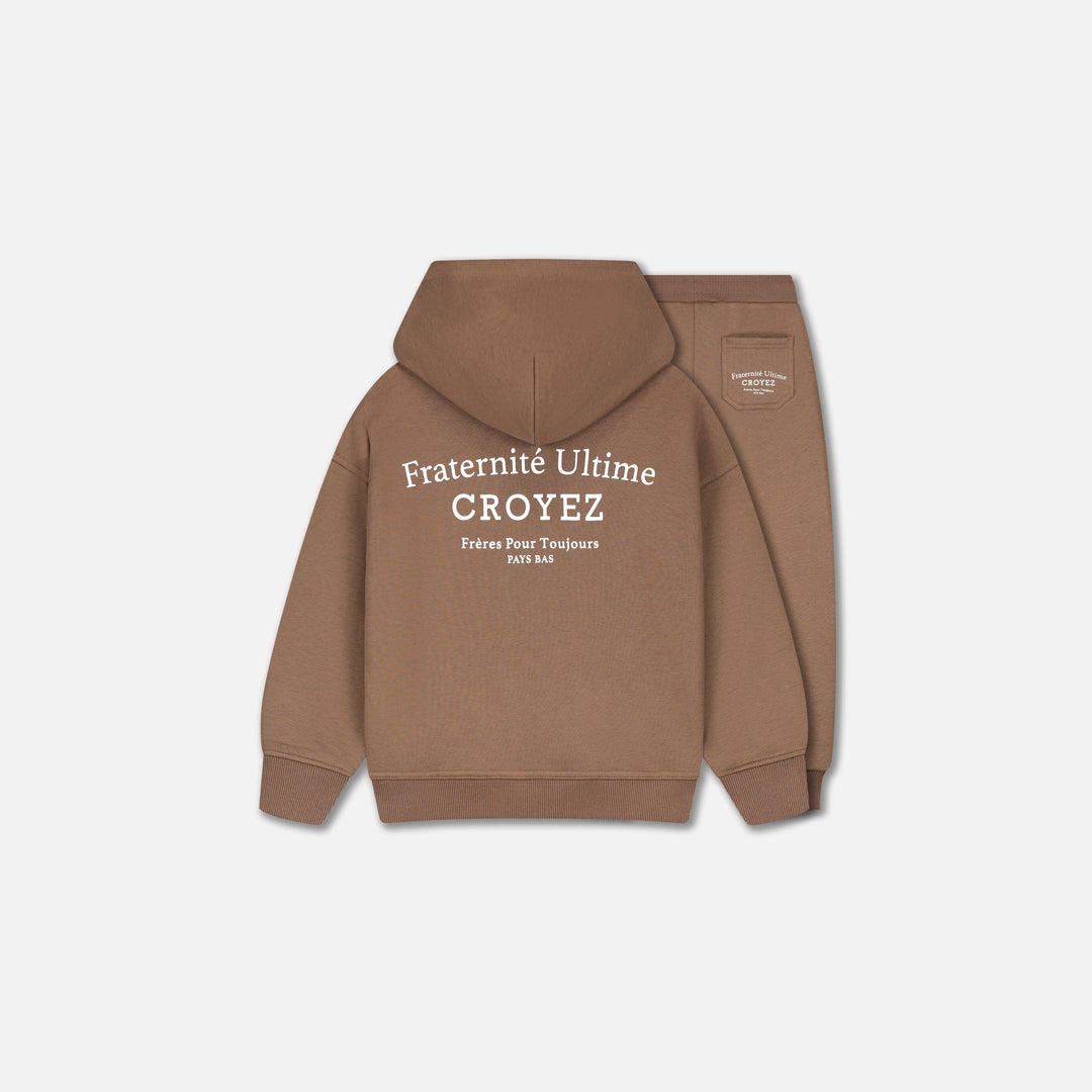 Croyez Mini Fraternité Tracksuit | Brown