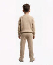 CROYEZ MINI ESSENCE KNIT STRAIGHT PANTS | SAND