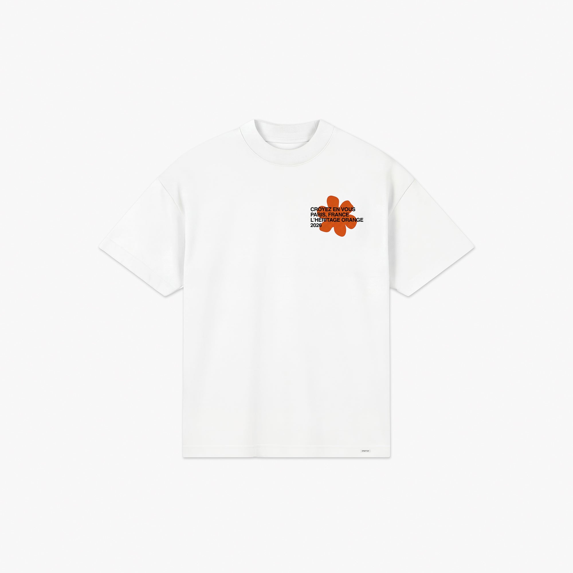  Croyez Silhouette T-Shirt | White/Orange