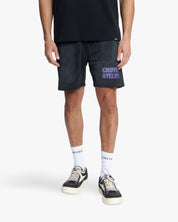 Croyez Sprayed Atelier Shorts | Black