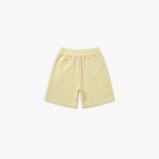 Croyez Initial Waffle Shorts | Butter Yellow