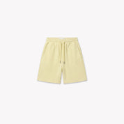 Croyez Initial Waffle Shorts | Butter Yellow