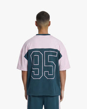 Croyez Jersey Sport T-Shirt | Dark Teal/Pink