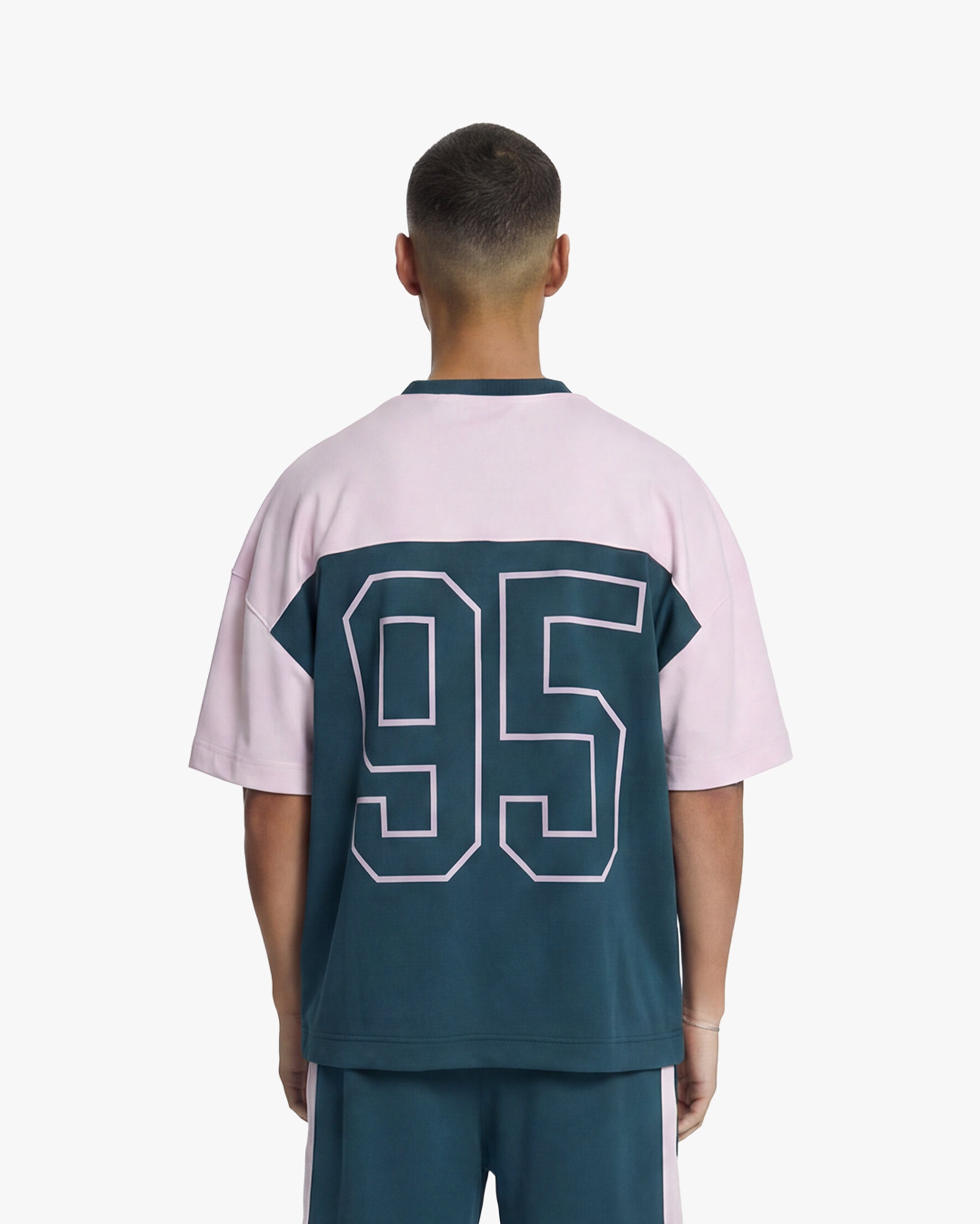 Croyez Jersey Sport T-Shirt | Dark Teal/Pink