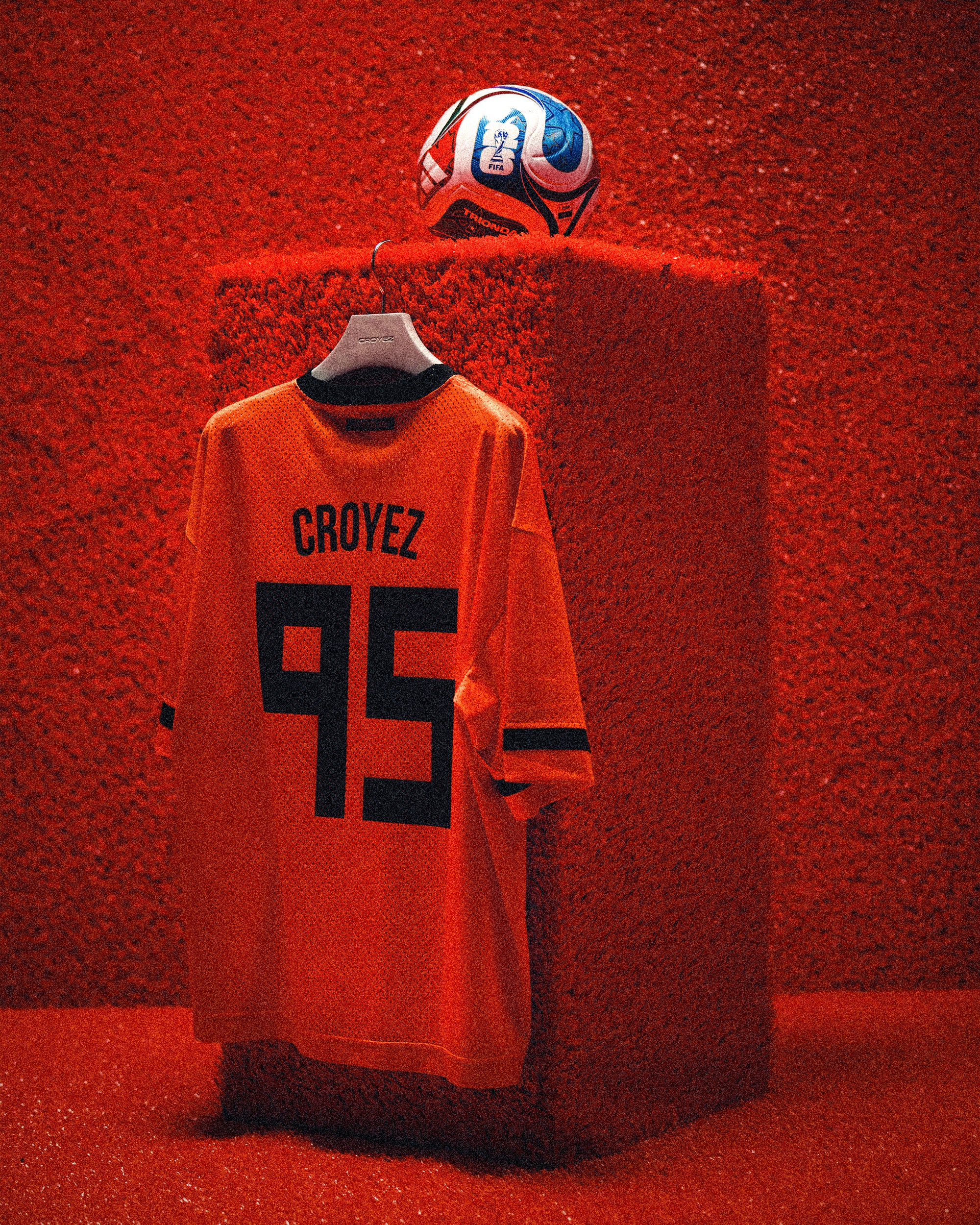 Croyez World Cup Mesh Jersey | Orange/Black