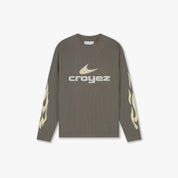 Croyez Service Dept Longsleeve | Washed Brown
