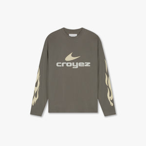 Croyez Service Dept Longsleeve | Washed Brown