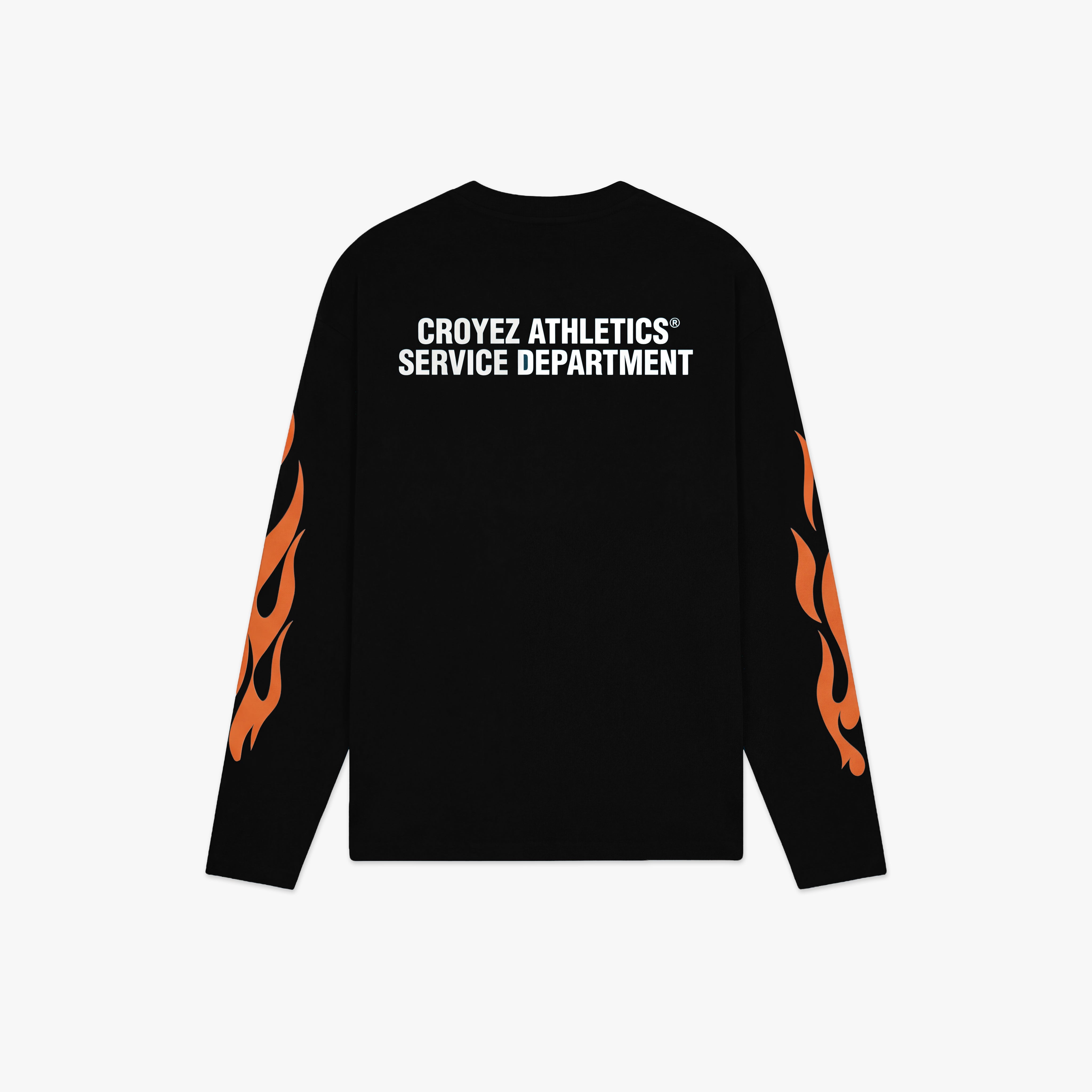 Croyez Service Dept Longsleeve | Black/Orange