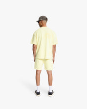Croyez Initial Flower T-Shirt | Butter Yellow