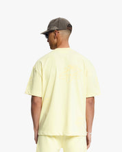 Croyez Initial Flower T-Shirt | Butter Yellow