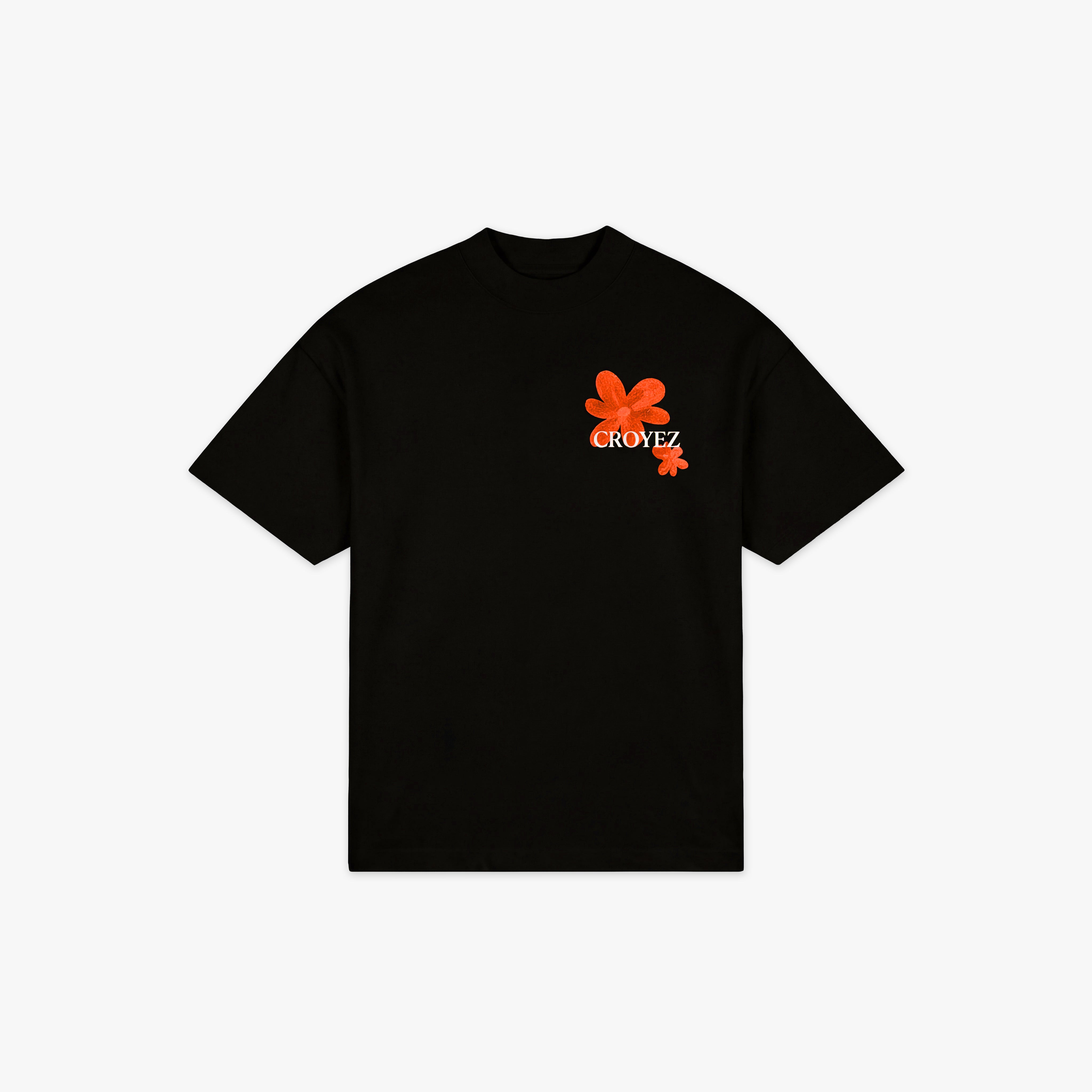  Croyez Botanique T-Shirt | Black/Orange