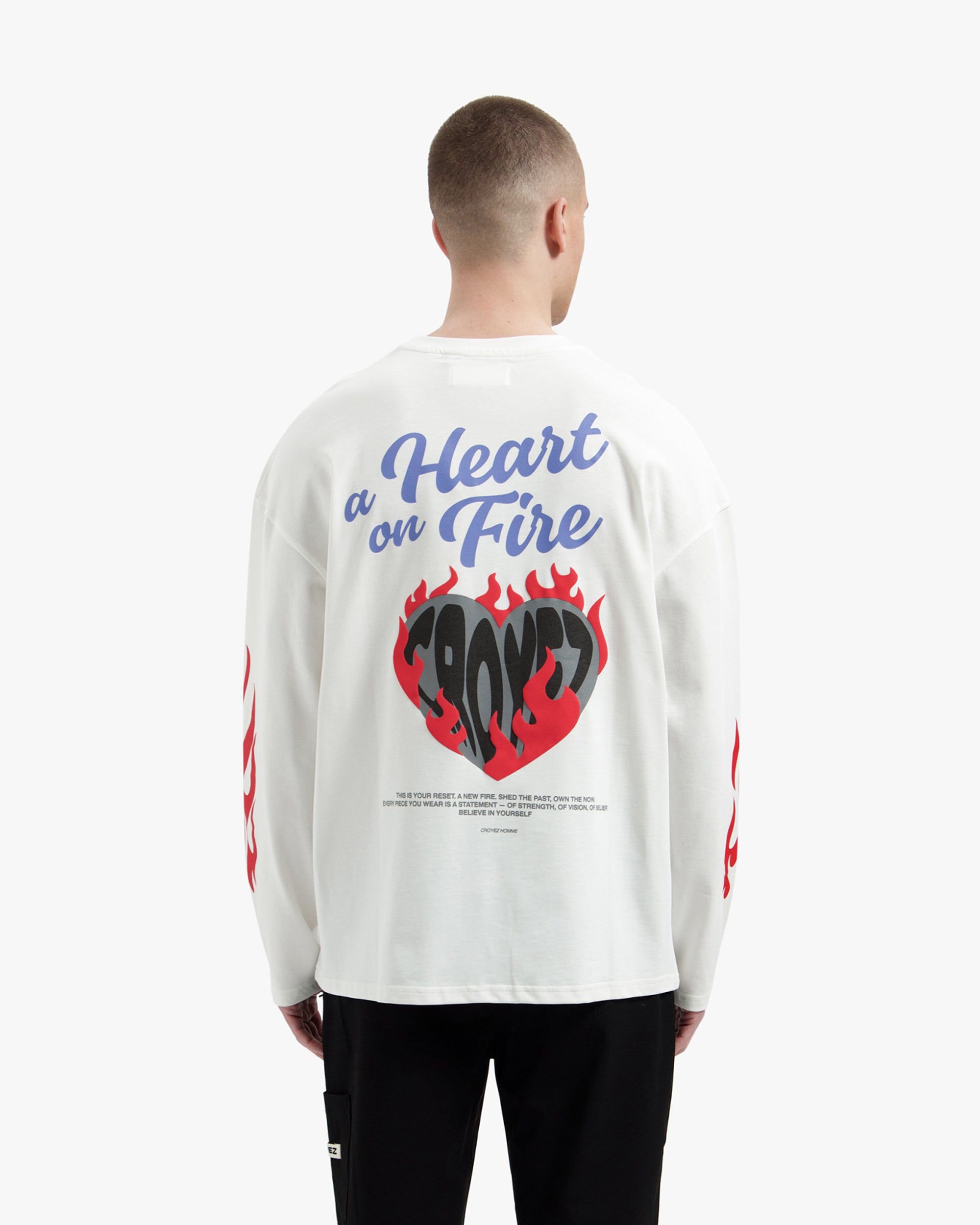Croyez Heart On Fire Longsleeve | Off-White
