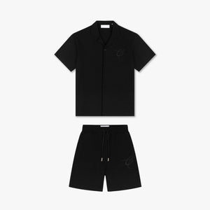 Croyez Ribbed Set | Black